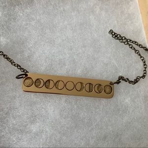 Sasha Eillenna moon phases necklace